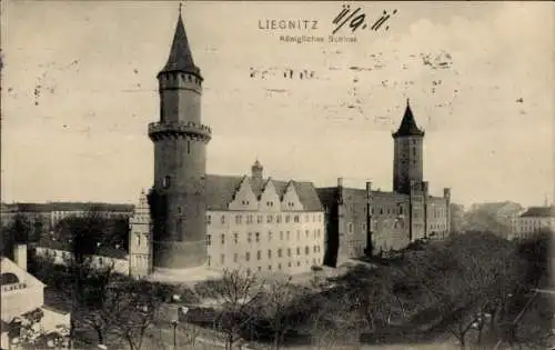 Ak Legnica Liegnitz Schlesien, Königliches Schloss