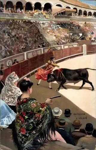 Ak Corrida de Toros, Estocada a Volapie