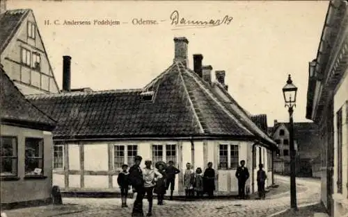 Ak Odense Dänemark, H. C. Andersens Fodehjem