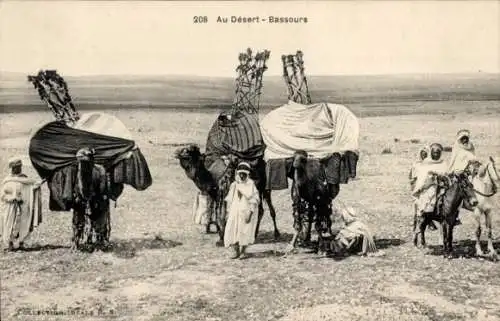 Ak Maghreb, Wüste, Kamele, Transport, Araber