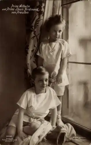 Ak Prinz Wilhelm von Preußen, Prinz Louis Ferdinand, Kinderportrait