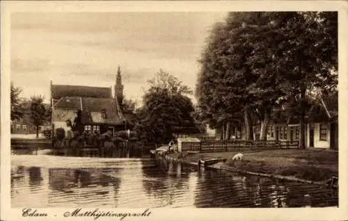 Ak Edam Volendam Nordholland Niederlande, Matthijstinxgracht