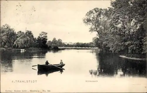 Ak Hamburg Wandsbek Rahlstedt, Altrahlstedt, Mühlenteich