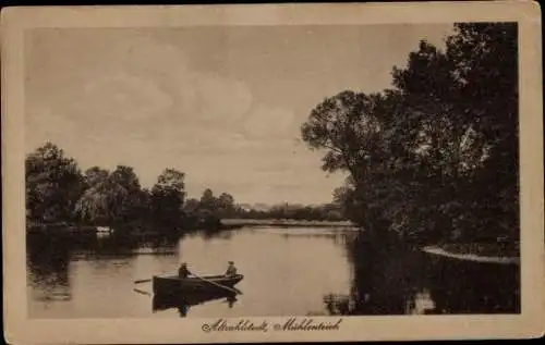 Ak Hamburg Wandsbek Rahlstedt, Altrahlstedt, Mühlenteich