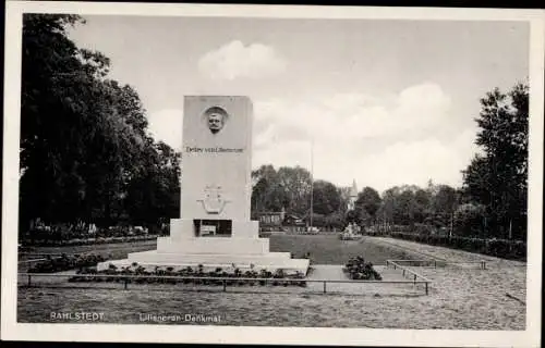 Ak Hamburg Wandsbek Rahlstedt, Liliencron Denkmal