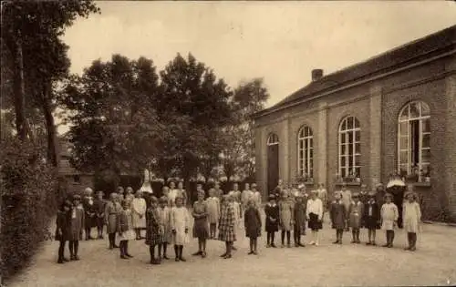 Ak Middelburg Ostflandern, Meisjesschool 1936, Gruppenbild