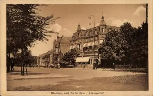 Ak Leeuwarden Fryslân Niederlande, Klanderij mit Zuiderplein