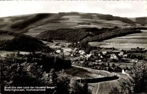 Ak Referinghausen Medebach im Sauerland, Land der tausend Berge, Panorama