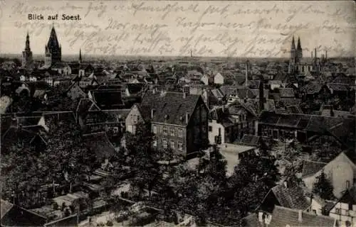 Ak Soest in Westfalen, Blick auf die Stadt