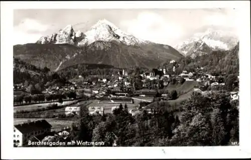 Ak Berchtesgaden in Oberbayern, Panorama, Watzmann