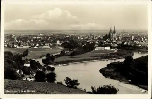 Ak Regensburg an der Donau Oberpfalz, Panorama