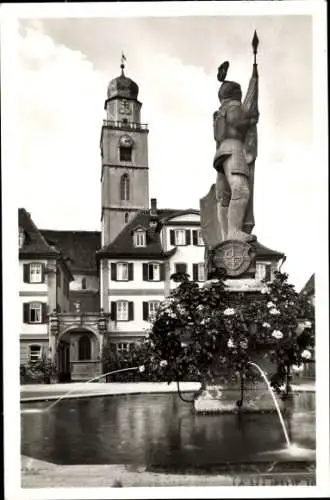 Ak Bad Mergentheim in Tauberfranken, Milchlingsbrunnen