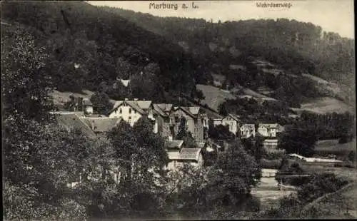 Ak Marburg an der Lahn, Wehrdaerweg