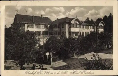 Ak Oberhof im Thüringer Wald, Hotel Kurhaus