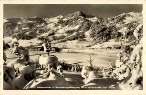 Ak Ofterschwang im Allgäu, Wielenberg, Winterpanorama