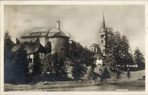 Ak Radstadt in Salzburg, Teilansicht, Kirche