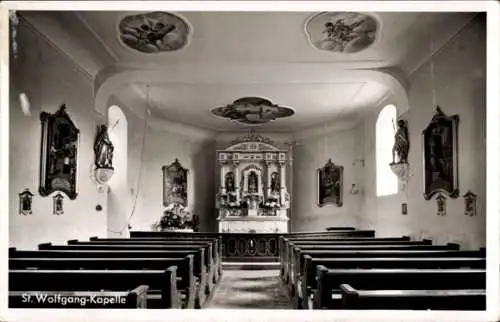 Ak Pforzheim im Schwarzwald, St. Wolfgang-Kapelle, Innenansicht