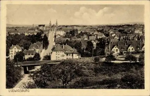 Ak Ludwigsburg in Württemberg, Stadtpanorama