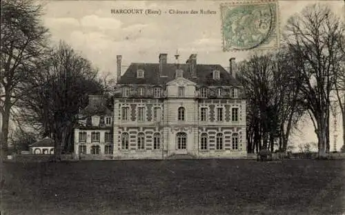 Ak Harcourt Eure, Château des Ruflets