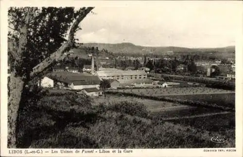 Ak Libos Lot-et-Garonne, Les Usines de Fumel, Gare