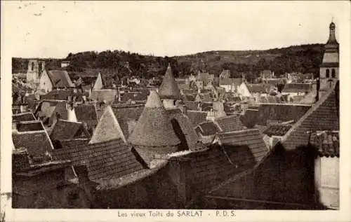 Ak Sarlat la Canéda Dordogne, Les vieux Toits