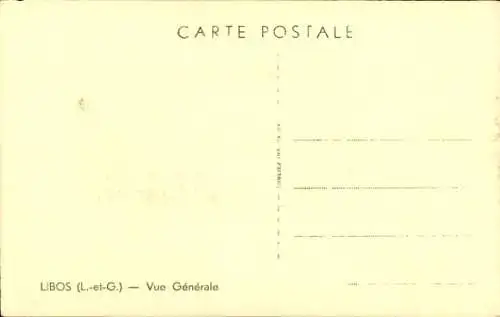 Ak Libos Lot-et-Garonne, Panorama