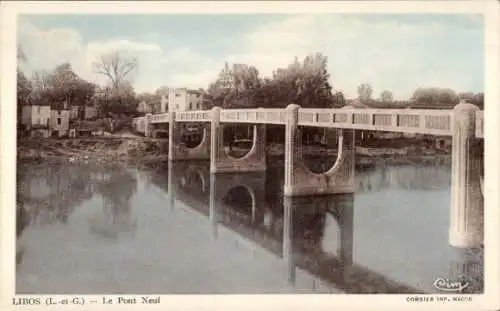 Ak Libos Lot-et-Garonne, Pont Neuf