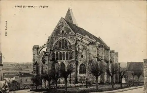 Ak Linas Essonne, Kirche