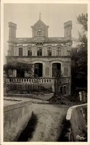 Ak Libos Lot-et-Garonne, Facade principale de la Maison Belhomme