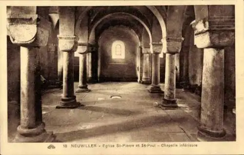 Ak Neuwiller lès Saverne Neuweiler Elsass Bas Rhin, Eglise St. Pierre et St. Paul