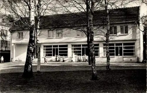 Ak Mulhouse Mülhausen Elsass Haut Rhin, Franciscaines Missionnaires de Marie, Jardin