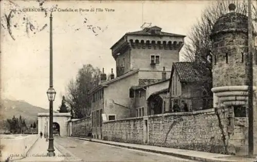 Ak Grenoble Isère, Citadelle, Porte de l'Ile Verte