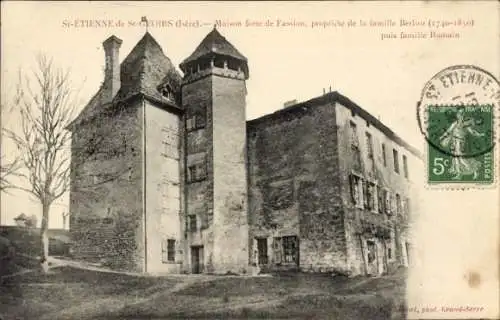 Ak Saint Étienne de Saint Geoirs Isère, Maison forte de Fassion