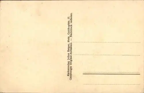Ak Douaumont Lothringen Meuse, Französische Schützengraben