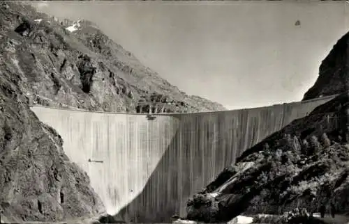 Ak Fontenay Mauvoisin Yvelines, Barrage, Mont Rouge