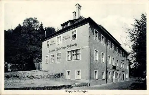 Ak Rupprechtstegen Hartenstein an der Pegnitz Mittelfranken, Gasthof Fränkische Schweiz