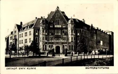 Foto Ak Münster in Westfalen, Orthopädische Univ. Klinik, Hüfferstiftung