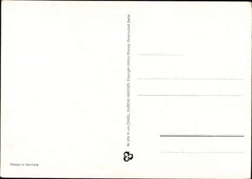 Künstler Ak Zügel, H. von, Mann mit Rindern im Wasser