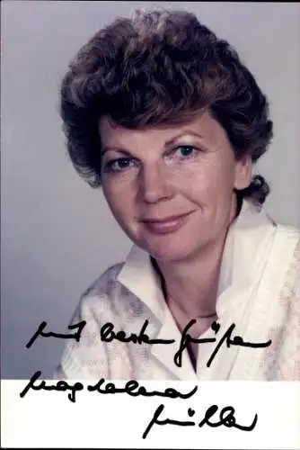 Ak Schauspielerin Magdalena Müller, Portrait, Autogramm