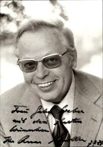 Ak Schauspieler Oscar Müller, Portrait, Autogramm