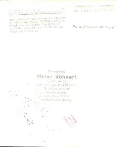 Ak Schauspielerin Alice Kessler und Ellen Kessler, Portrait, Autogramm