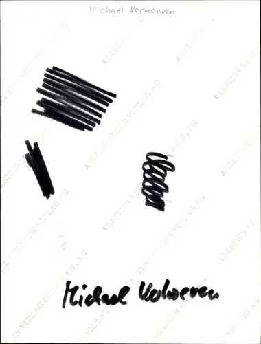 Ak Schauspieler Michael Verhoeven, Portrait, Autogramm