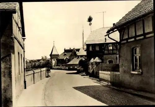 Ak Kospoda in Thüringen, Dorfausgang