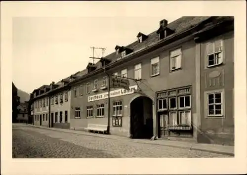 Ak Leutenberg in Thüringen, Gasthof zum weißen Lamm