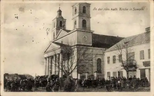 Ak Suwałki Suwalki Suwalken Ostpreußen, Katholische Kirche