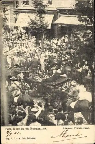 Ak Rotterdam Südholland Niederlande, Paul Kruger, Jonker Fransstraat