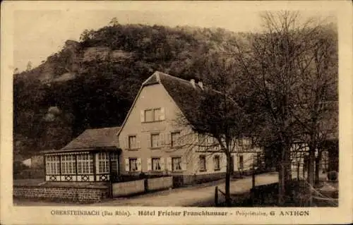 Ak Obersteinbach Elsass Bas Rhin, Hotel Fricker Franckhauser