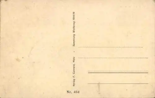 Ak Ville en Woëvre Meuse, Ruinen, I. WK