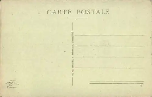 Ak Metz-Moselle, 14. Juli 1919, Auszeichnung mit einem Ass durch General de Maud'huy