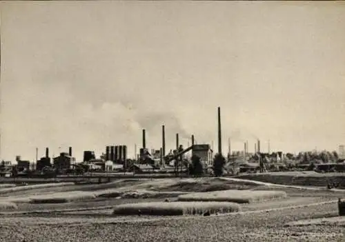 Ak Oberschlesien, Industrielandschaft